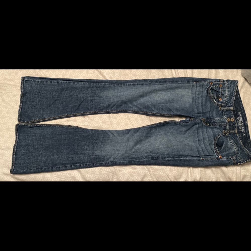 AE Flare Blue Jeans
